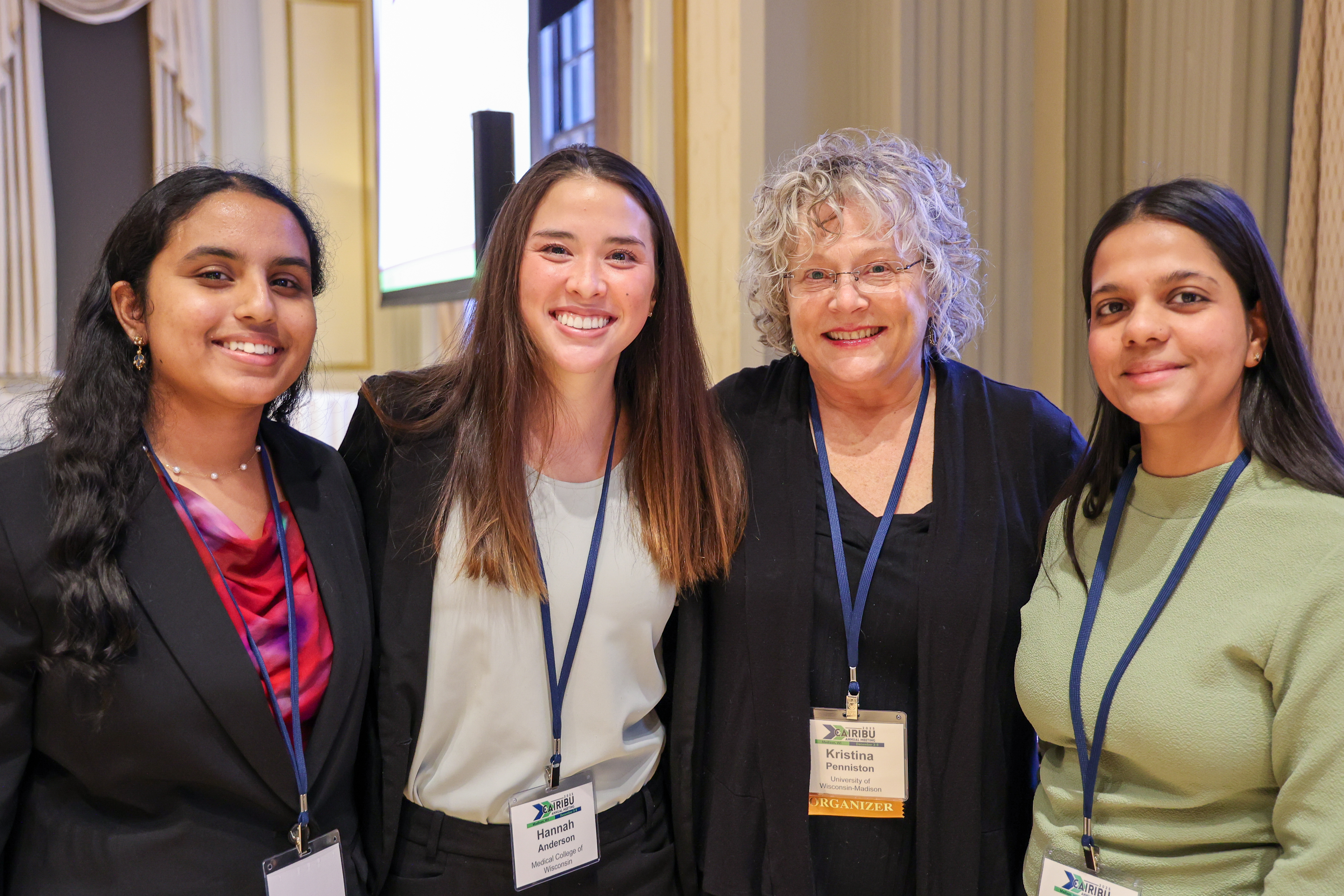 Hannah Anderson with other Best Abstract Winners.